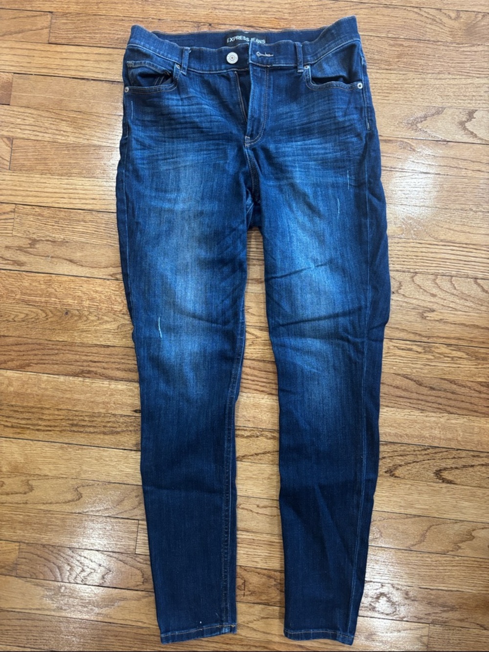 Express woman's Dark Blue Slim Stretch Jeans